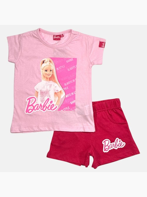 Barbie - T-shirt manches courtes avec short - Kiabi