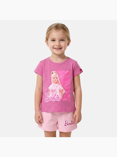 Barbie - T-shirt manches courtes avec short - Kiabi