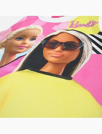 Barbie - T-shirt manches courtes fille avec imprimé