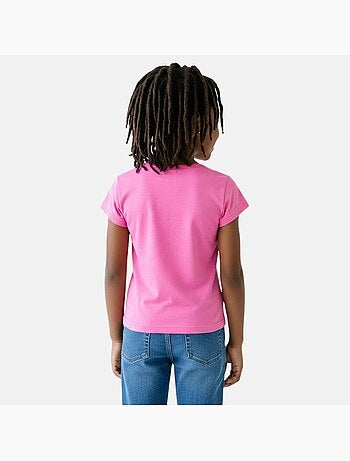 Barbie - T-shirt manches courtes fille avec imprimé