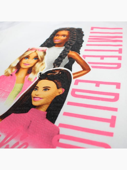 Barbie - t-shirt manches courtes imprimé, col rond - Kiabi