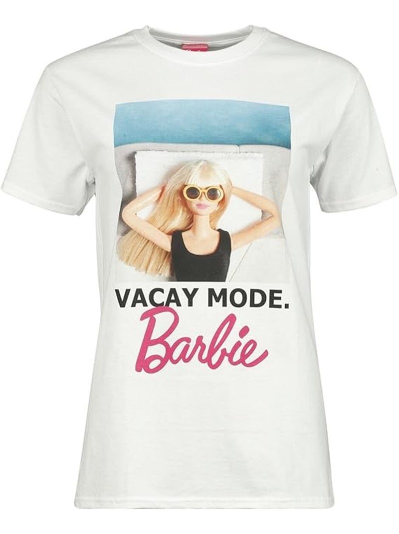 Barbie - T-shirt VACAY MODE Blanc - Kiabi