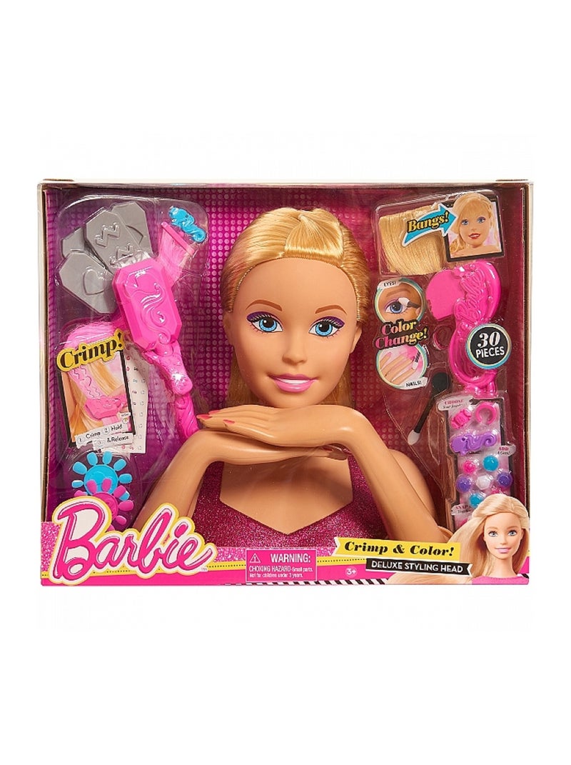 Barbie - tete à coiffer - 30 accesoires N/A - Kiabi