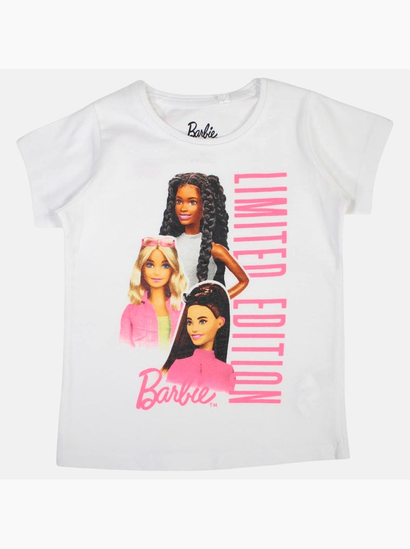 Barbie - Top fille avec imprimé Blanc - Kiabi