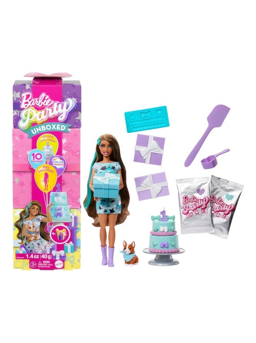 Barbie Cadeau Surprise-Coffret Fête D'Anniversaire - Kiabi