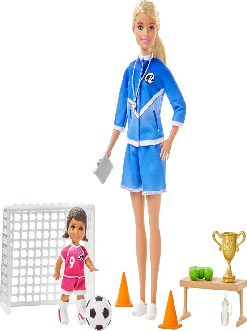 Barbie Coach De Football - Barbie - Mattel Multicolore - Kiabi