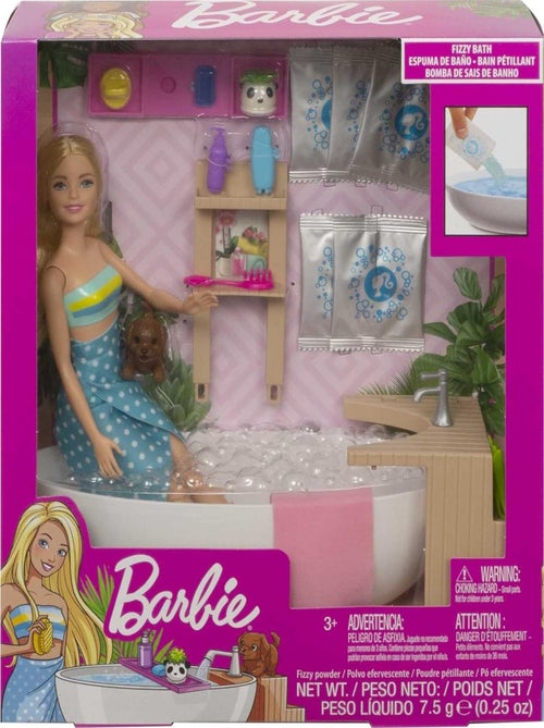 Barbie Coffret Bain Coloré - Mattel - Kiabi