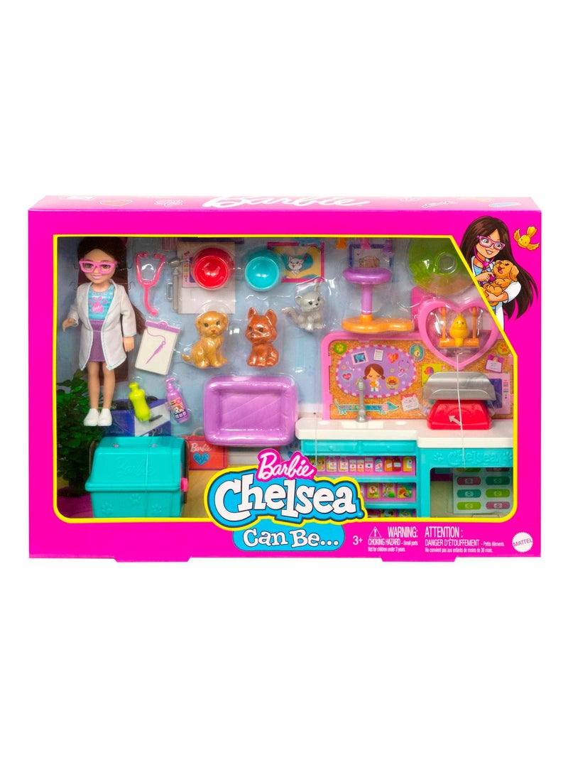 Barbie Coffret Chelsea Vétérinaire Multicolore - Kiabi