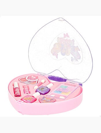 Barbie coffret de maquillage pour enfants en forme de cœur +5 ans