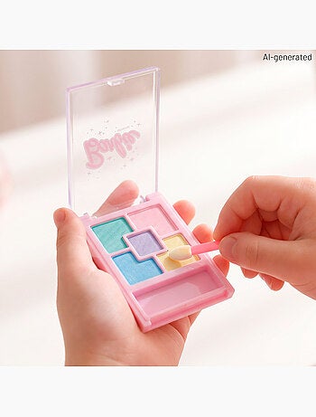 Barbie coffret de maquillage pour enfants en forme de cœur +5 ans