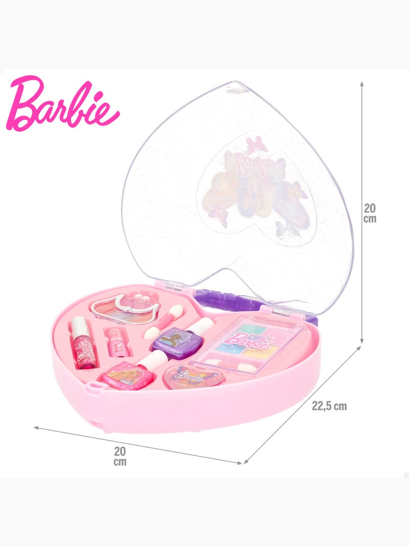 Barbie coffret de maquillage pour enfants en forme de cœur +5 ans N/A - Kiabi