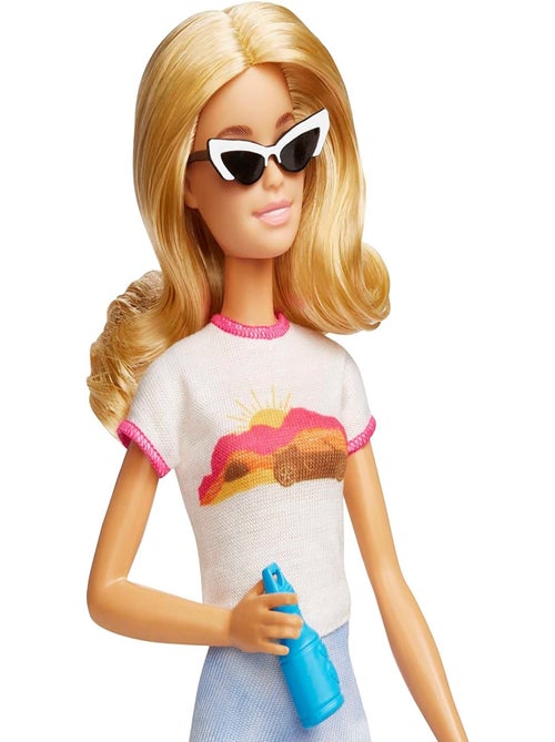 Barbie Coffret Poupée Malibu en Voyage avec Chiot - Kiabi