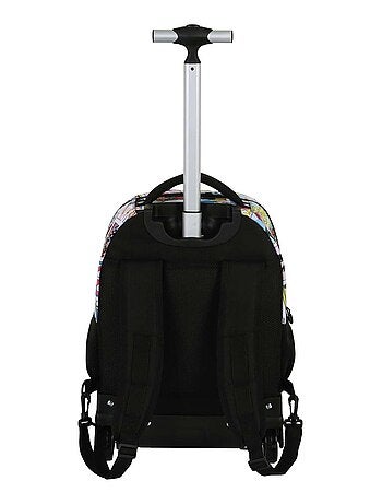 Barbie Comic Sac à dos à Roulettes GTS FAN, Multicolore