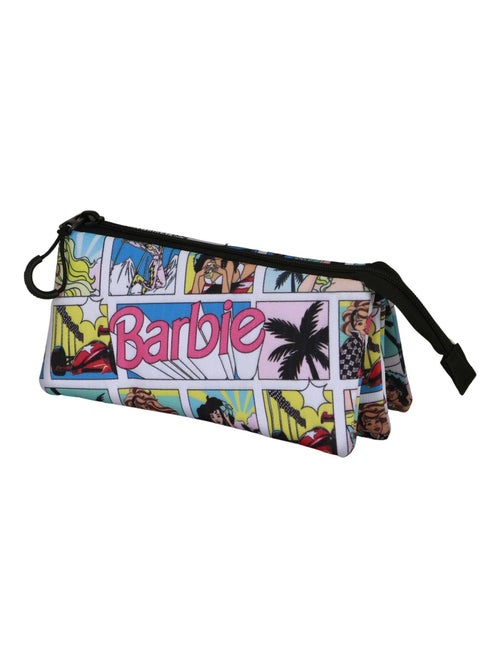 Barbie Comic Trousse Triple, Multicolore - Kiabi