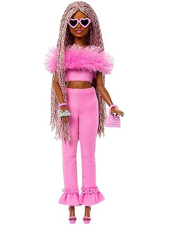 Barbie-Deluxe Style-Poupée Barbie à combinaison Rose
