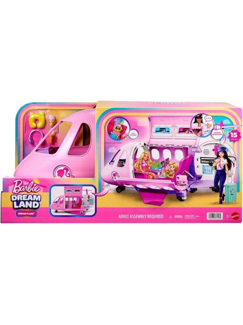 Barbie dream land - avion de rêve avec microphone fonctionnel - Kiabi