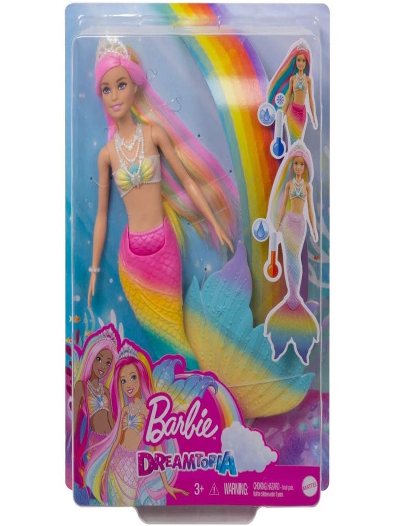 Barbie Dreamtopia Sirène Magique Arc-en-Cie Multicolore - Kiabi