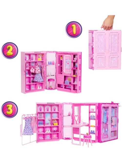 Barbie-Dressing de rêve-coffret - Kiabi