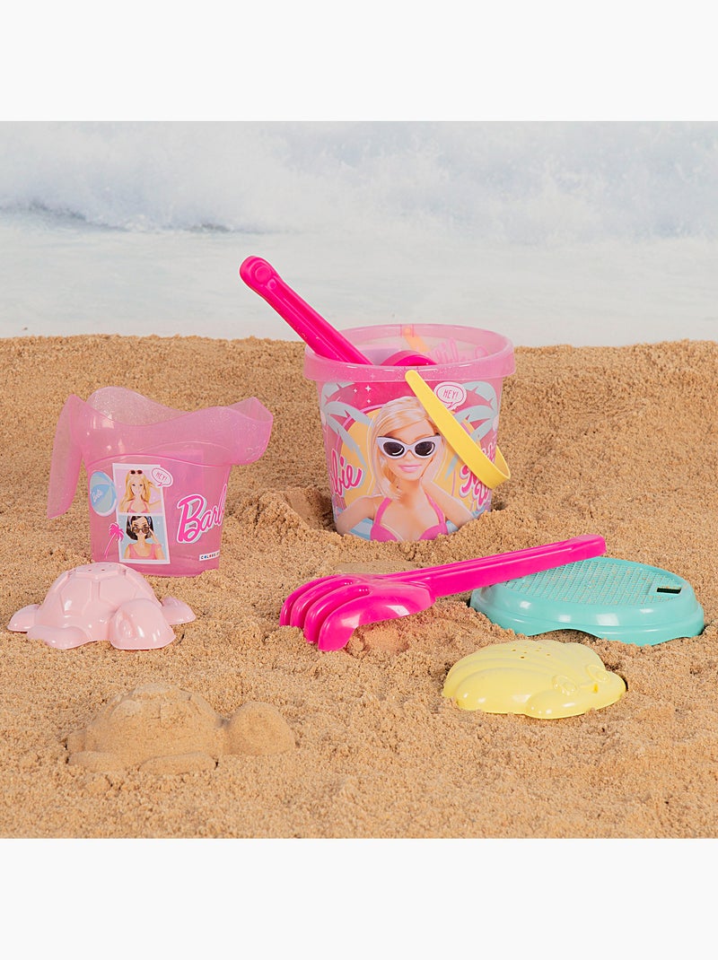 Barbie ensemble beach bucket avec poupée, accessoires et sac de transport N/A - Kiabi