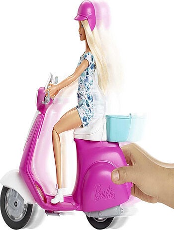 Barbie Et Son Scooter - Barbie - Mattel