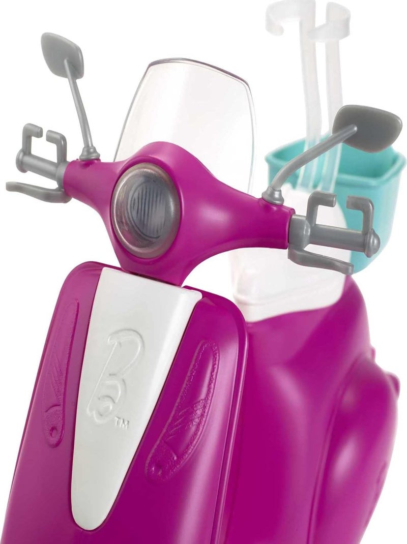 Barbie Et Son Scooter - Mattel Multicolore - Kiabi