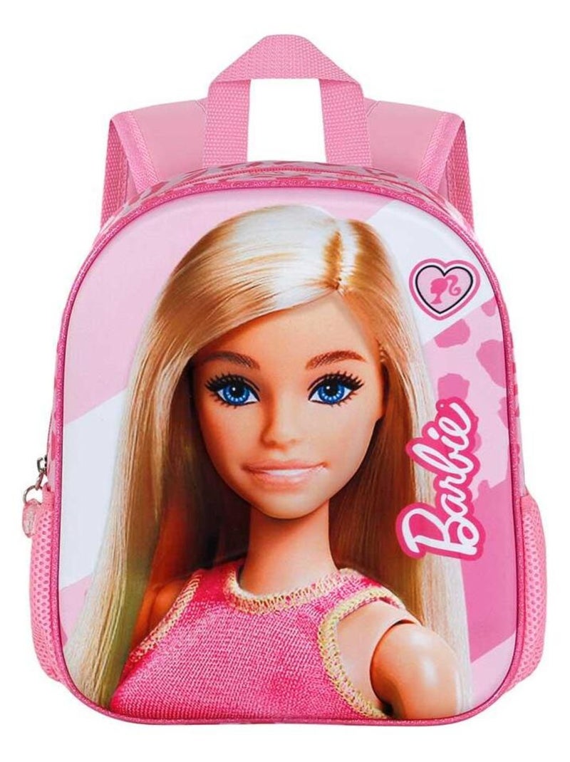 Barbie Fashion Sac à dos 3D Petit, Rose Rose - Kiabi