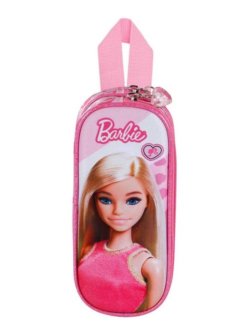 Barbie Fashion Trousse 3D Double, Rose - Kiabi