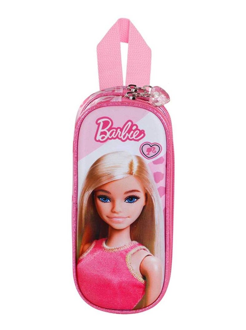 Barbie Fashion Trousse 3D Double, Rose Rose - Kiabi