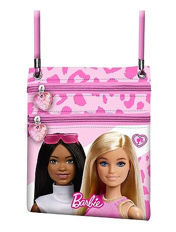 Barbie Fashionista Sac à Bandoulière Action Vertical, Rose