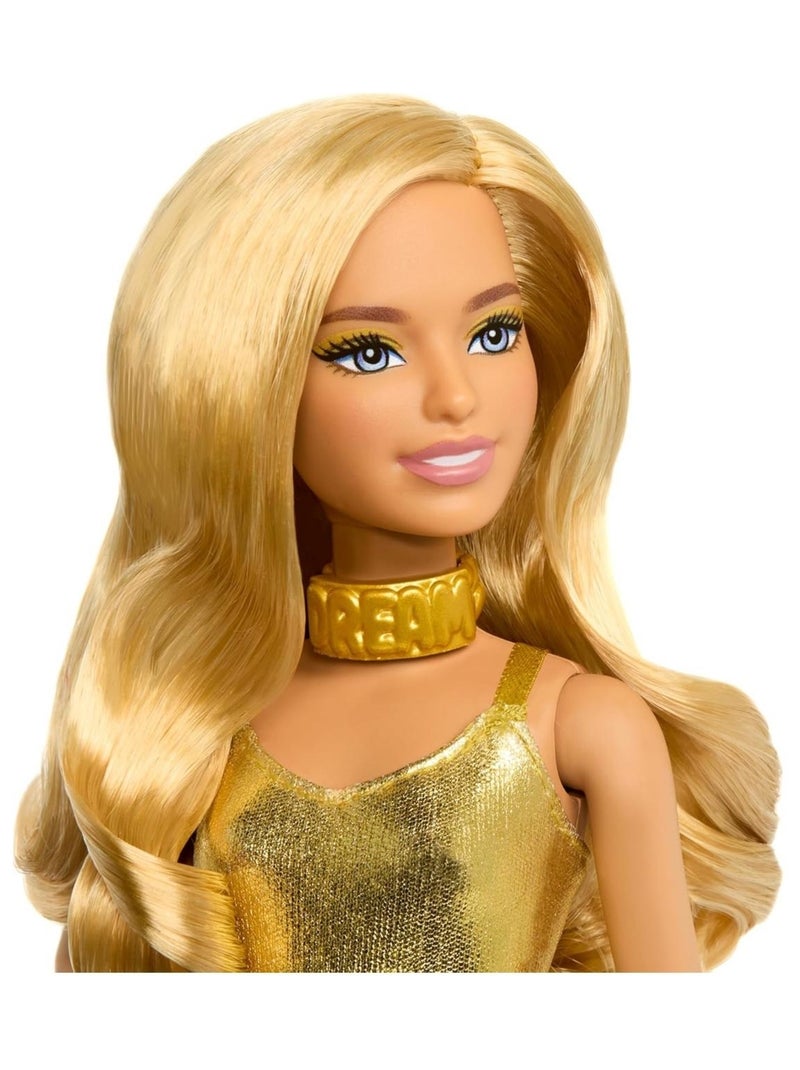 Barbie Fashionistas - Poupée de petite silhouette Jaune - Kiabi