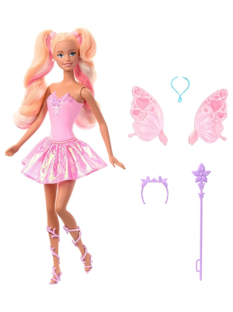 Barbie Fée Ailes et tenue changement de couleur Multicolore - Kiabi