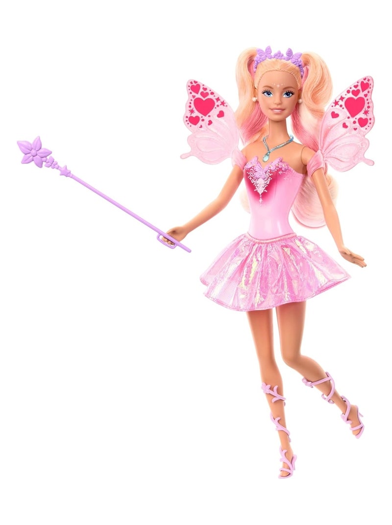 Barbie Fée Ailes et tenue changement de couleur Multicolore - Kiabi