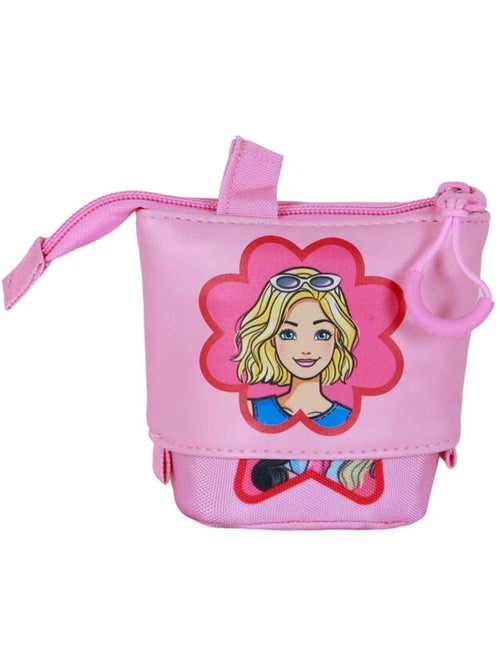 Barbie Flower Trousse Cute + 2 Stylos Gel Effaçables, Rose - Kiabi