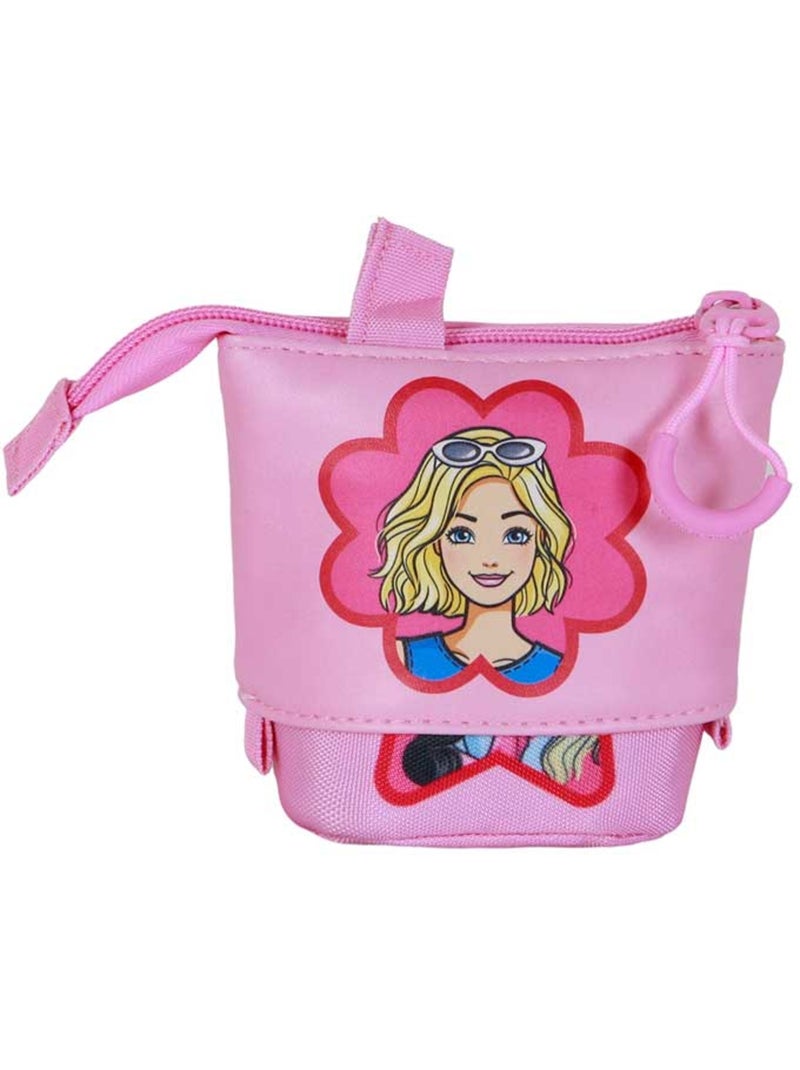 Barbie Flower Trousse Cute + 2 Stylos Gel Effaçables, Rose Rose - Kiabi