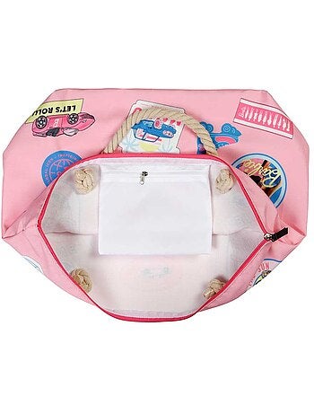 Barbie Malibu Sac de Plage Soleil, Rose