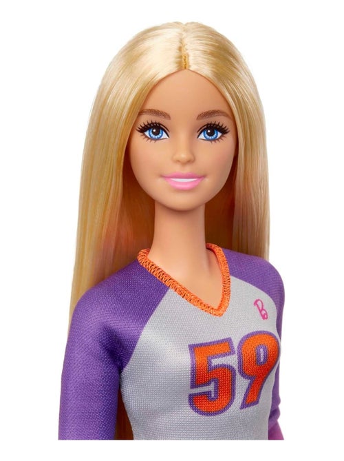 Barbie métiers - Poupée articulée joueuse de Volleyball - Kiabi Barbie métiers - Poupée articulée joueuse de Volleyball - Kiabi