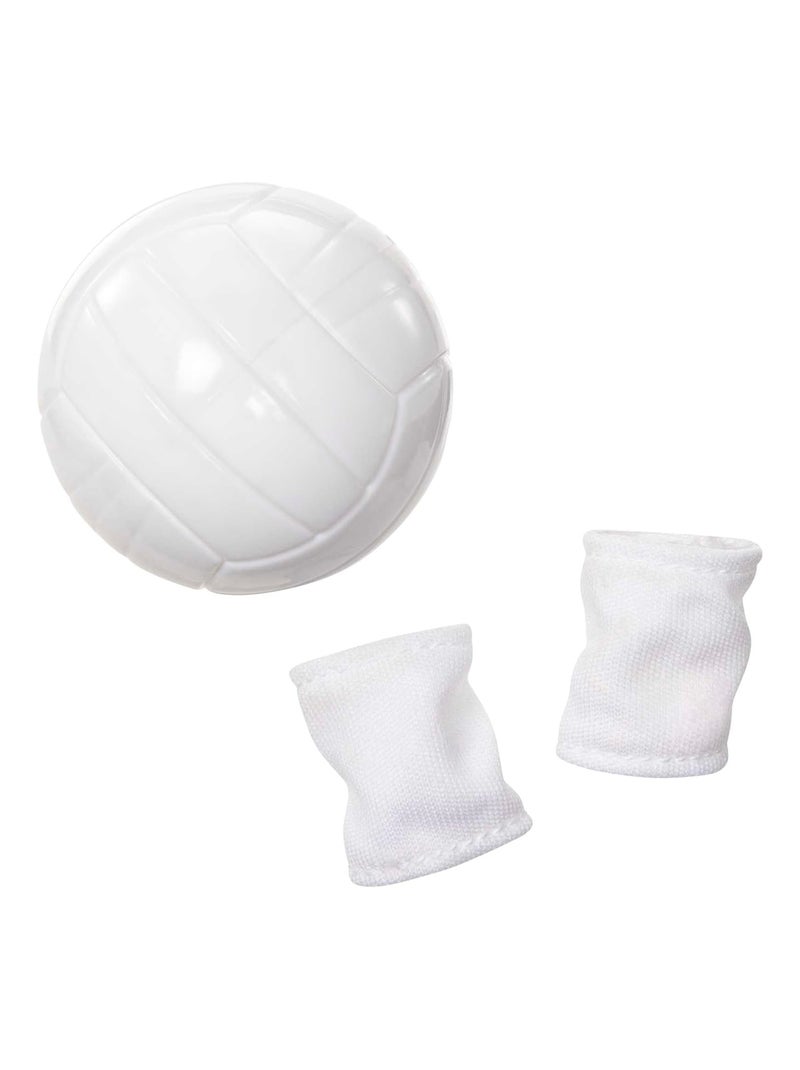 Barbie métiers - Poupée articulée joueuse de Volleyball Violet - Kiabi