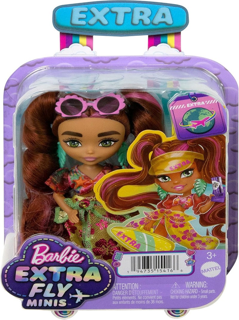 Barbie Mini Extra Plage (14cm) - Barbie - Mattel Multicolore - Kiabi