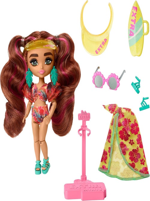 Barbie Mini Extra Plage (14cm) - Mattel - Kiabi