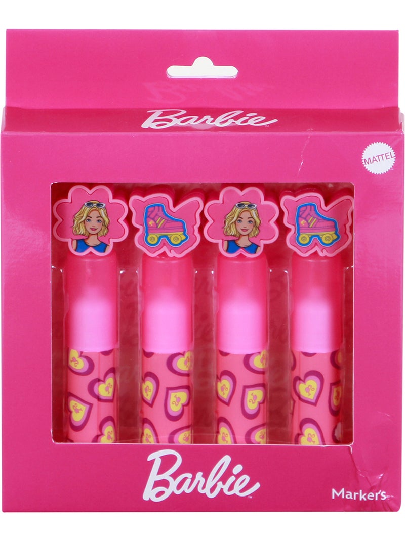 Barbie Mix Pack de 4 Surligneurs, Rose Rose - Kiabi