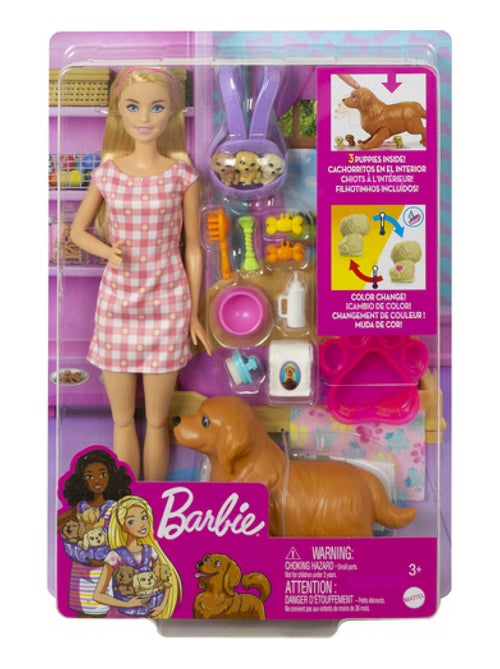 Barbie Naissance Des Chiots - Kiabi