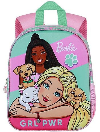 Barbie Pets Sac à Dos 3D Elite, Rose