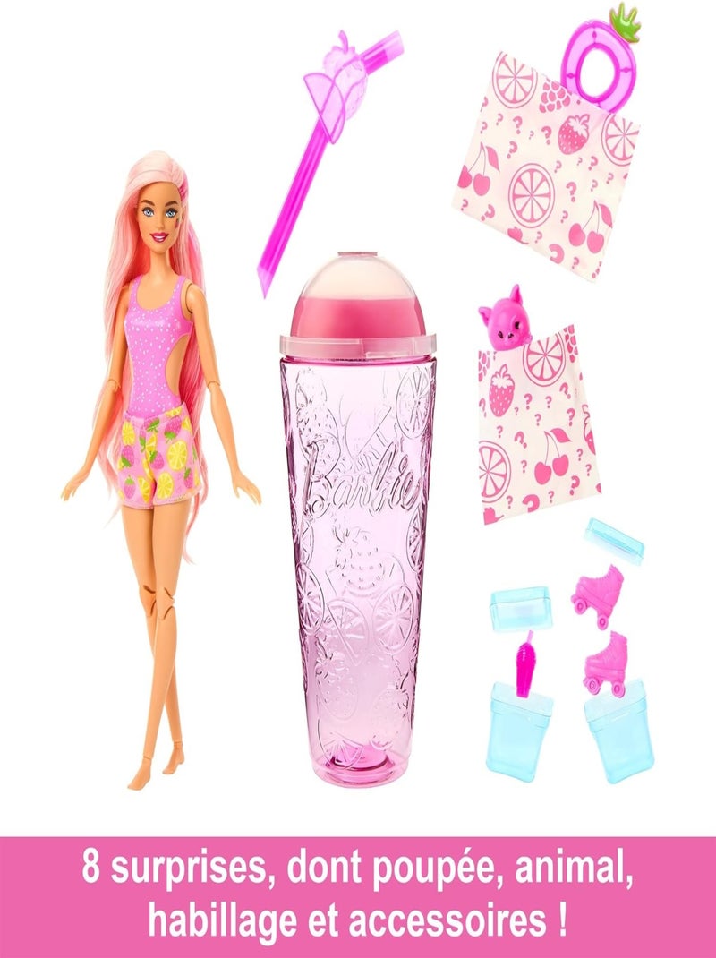 Barbie Pop Reveal Parfumé Fraise - Mattel Multicolore - Kiabi