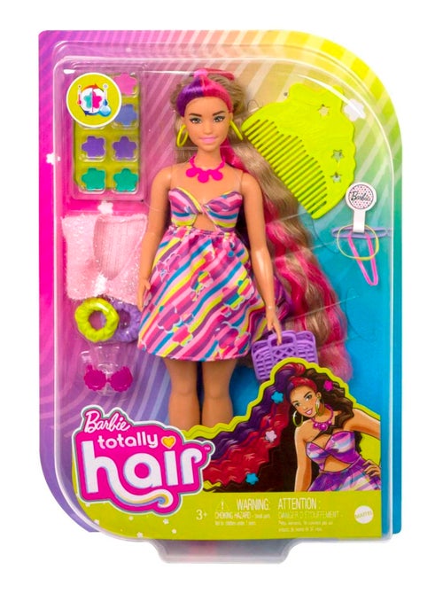 Barbie Poupée Barbie Ultra Chevelure plantureuse avec 15 accessoires - Kiabi