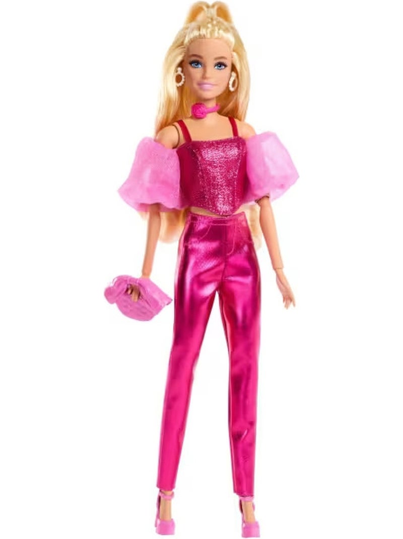 Barbie Poupée Deluxe Style Cheveux Blonds Rose - Kiabi