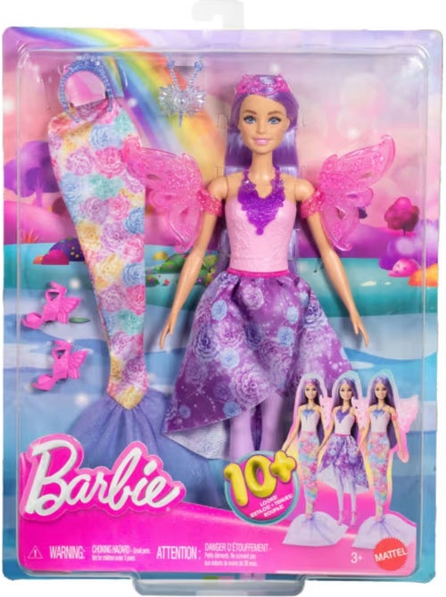 Barbie Poupée mannequin Féerique - Kiabi
