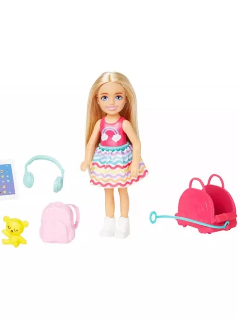 Barbie Poupée mannequin Refreshed Travel Chelsea N/A - Kiabi