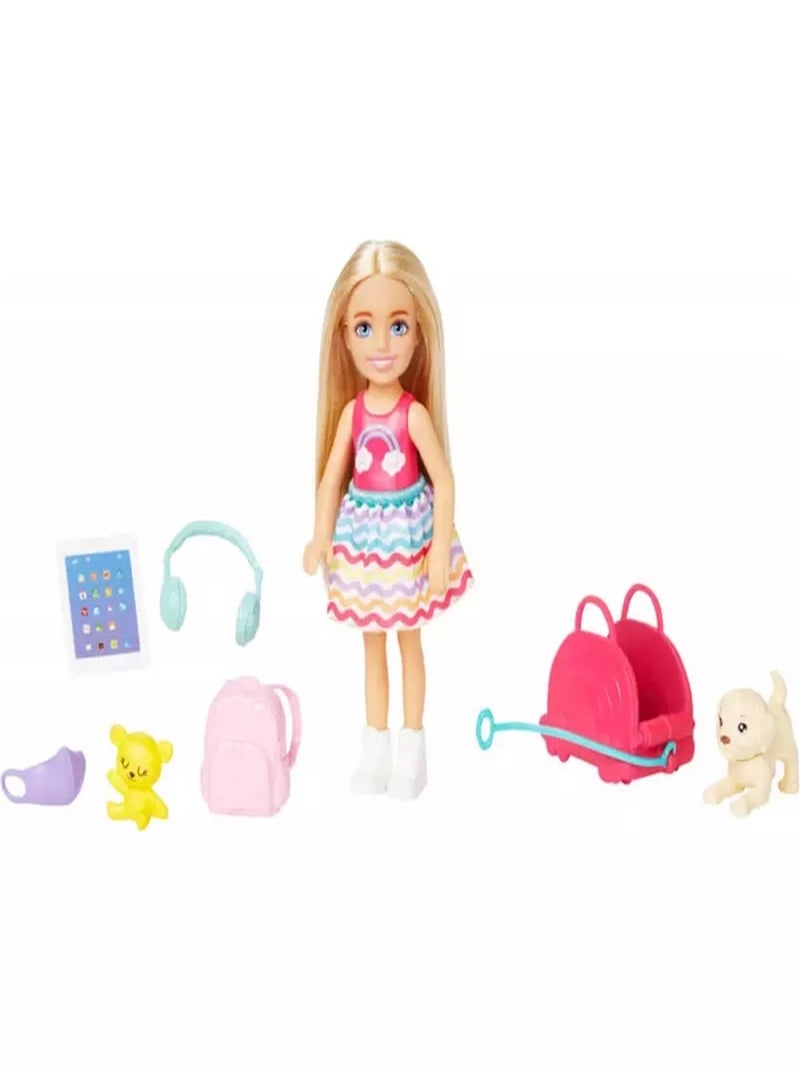Barbie Poupée mannequin Refreshed Travel Chelsea Rose - Kiabi
