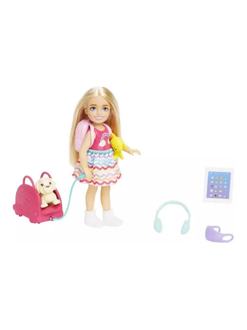 Barbie Poupée mannequin Refreshed Travel Chelsea Rose - Kiabi