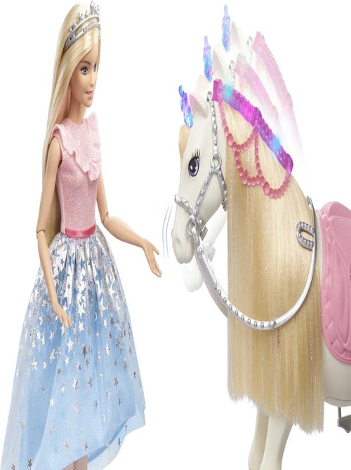 Barbie Princesse Et Son Cheval - Barbie - Mattel - Kiabi